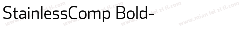 StainlessComp Bold字体转换